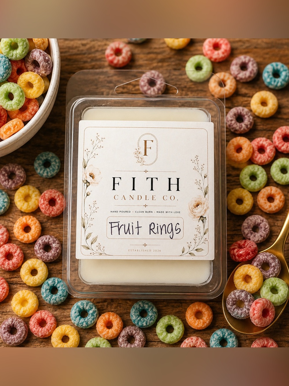 Fruit Rings Organic Soy Artisan wax melts